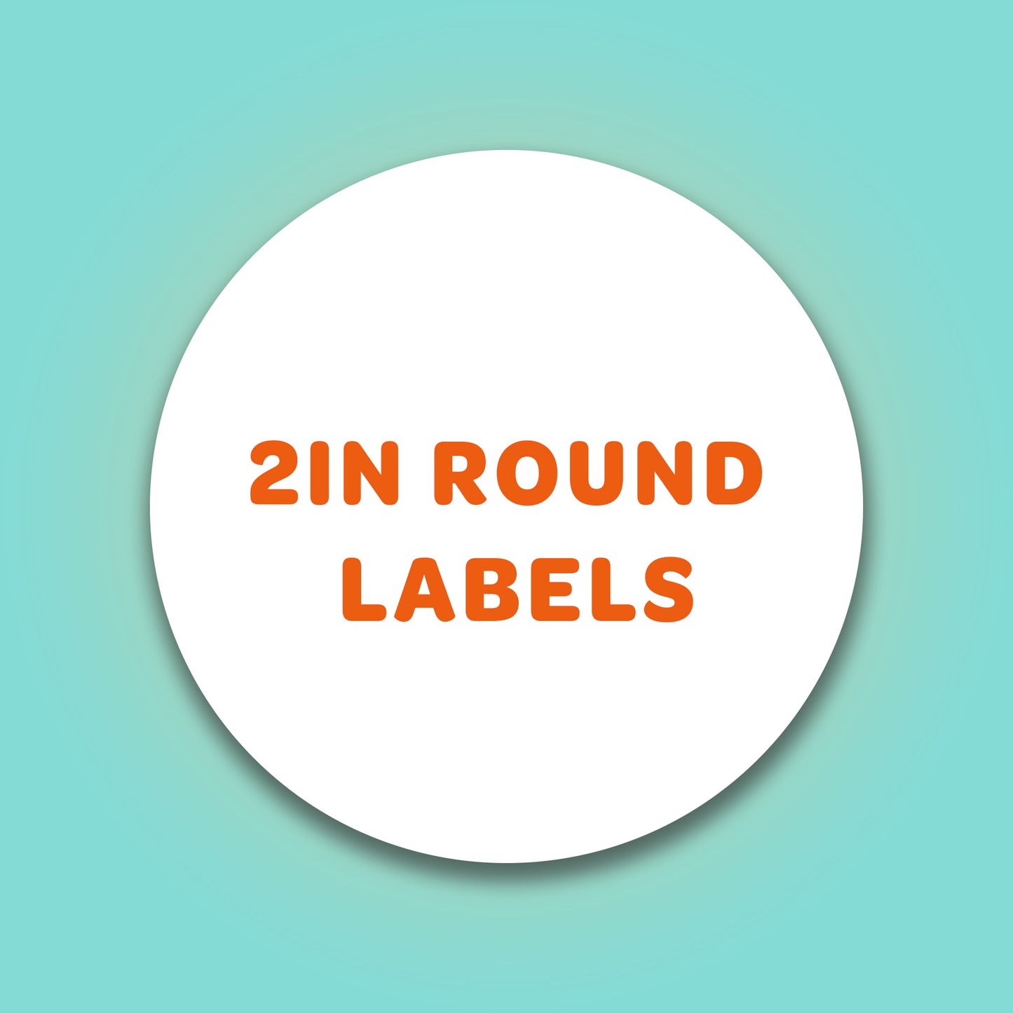 2in Circle Labels