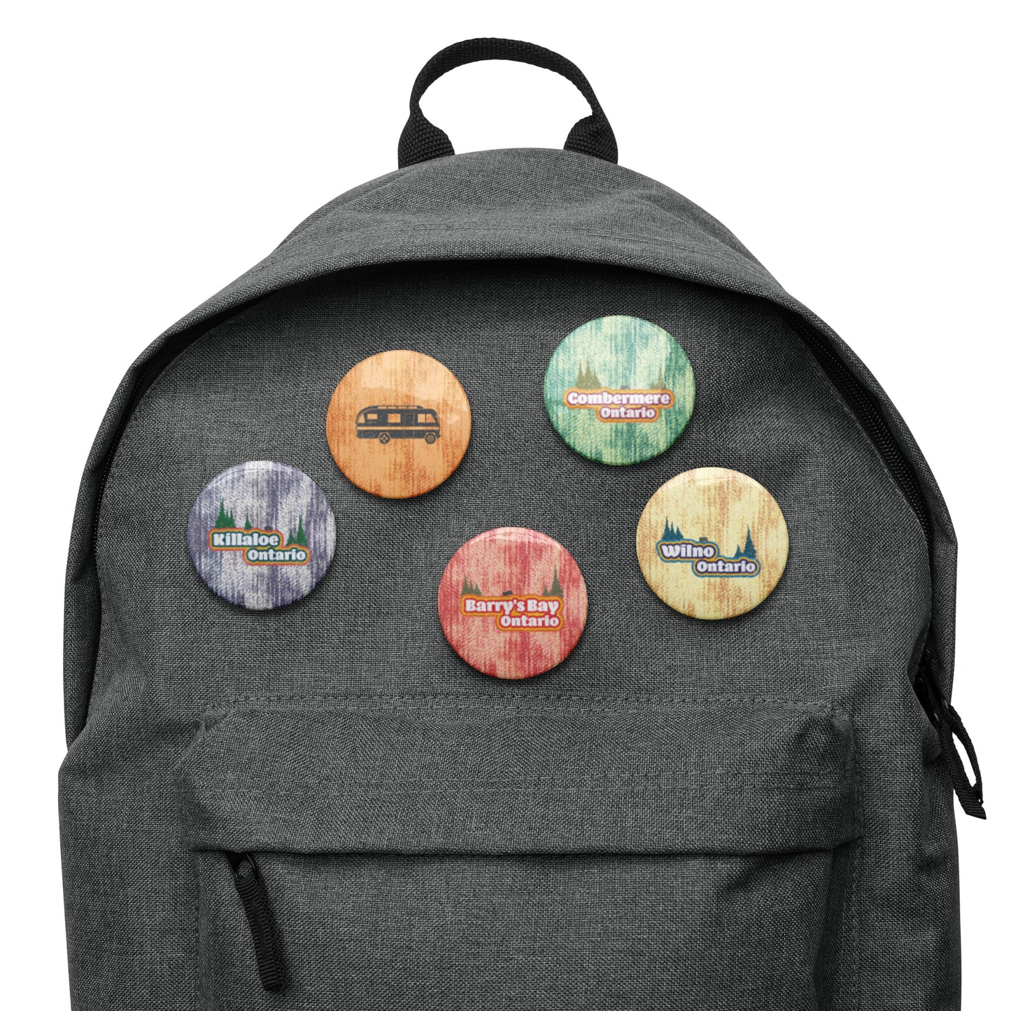 MV Camper Set of Pin Buttons