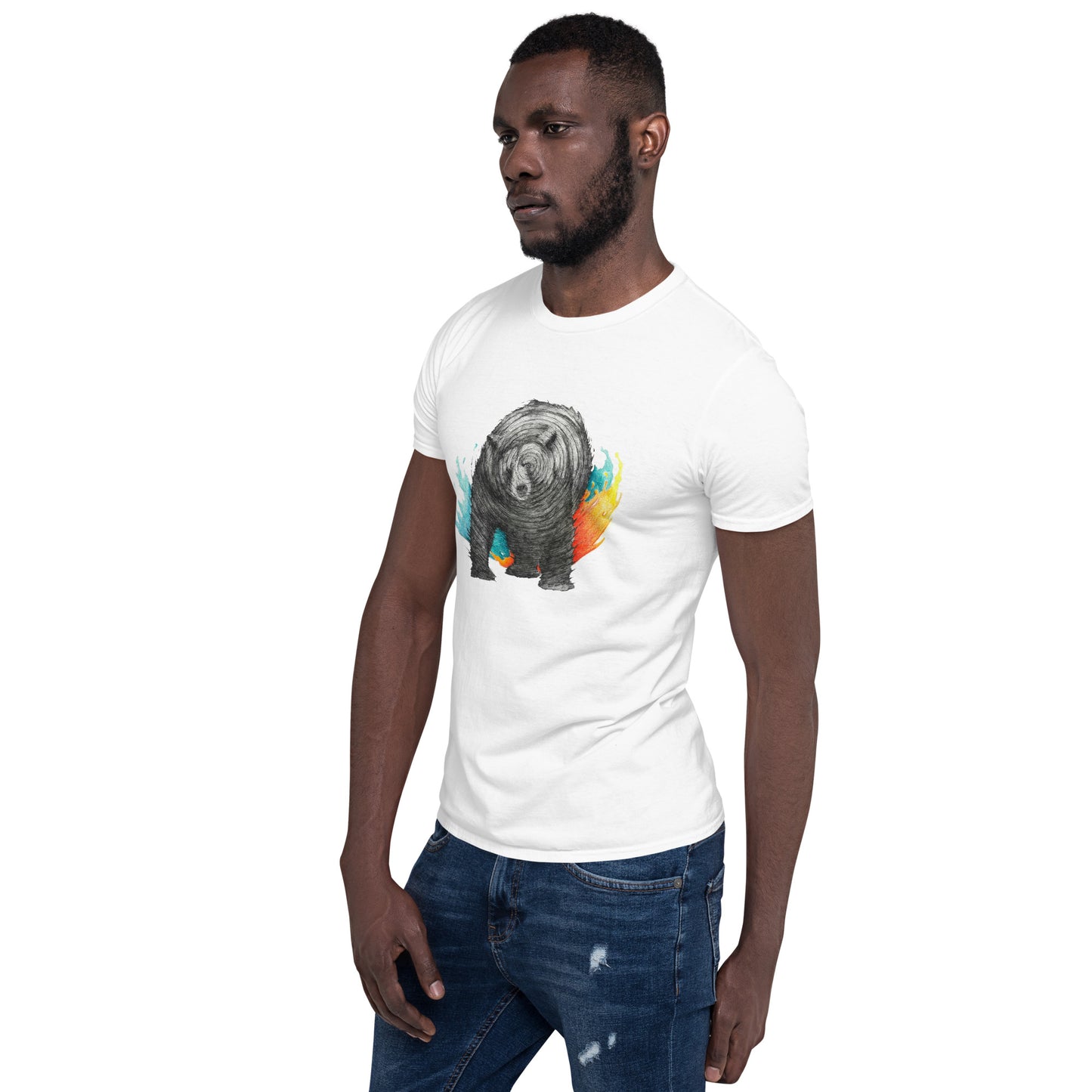 Shaking Bear - Short-Sleeve Unisex T-Shirt