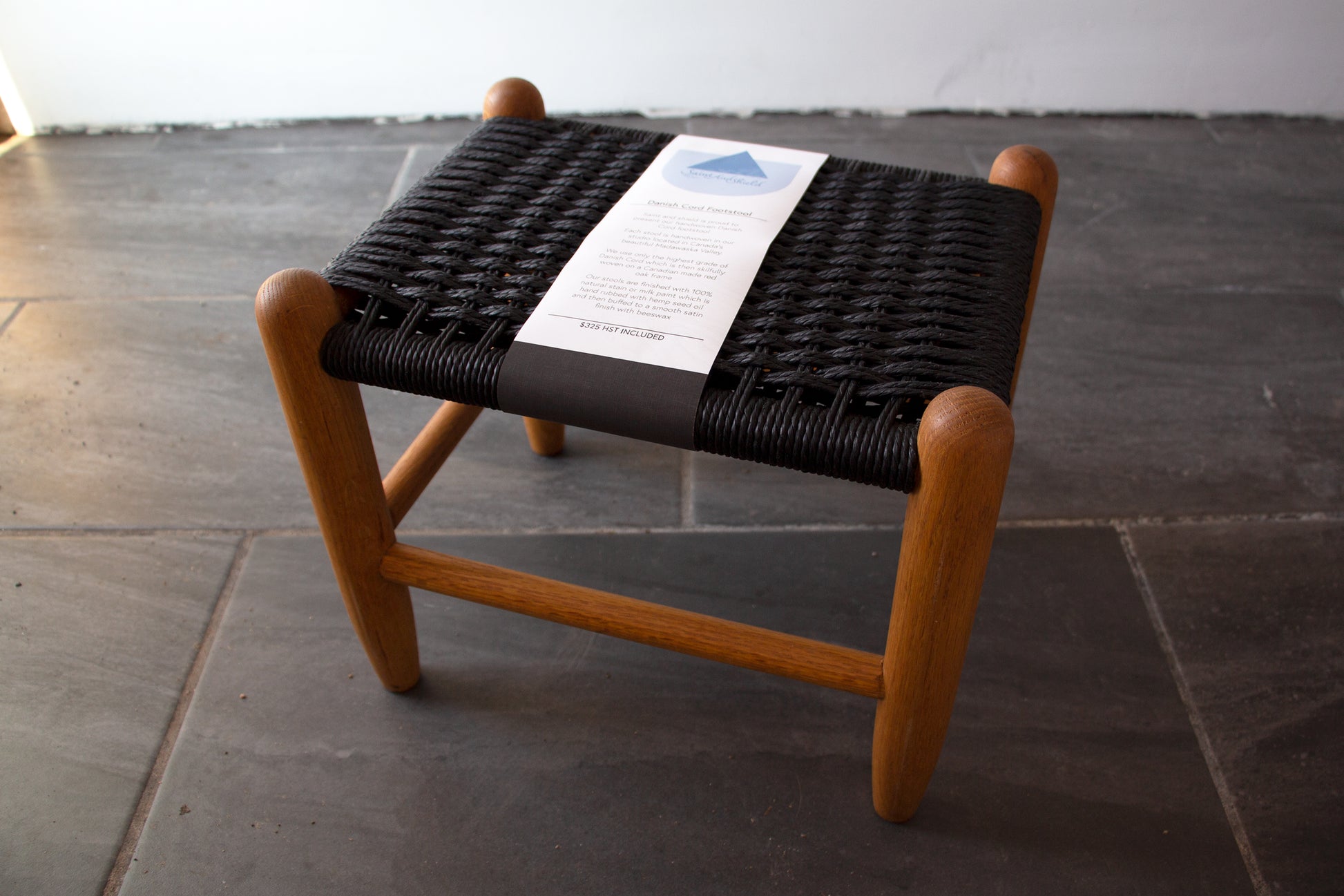 Danish Cord Footstool – Bayberry Design